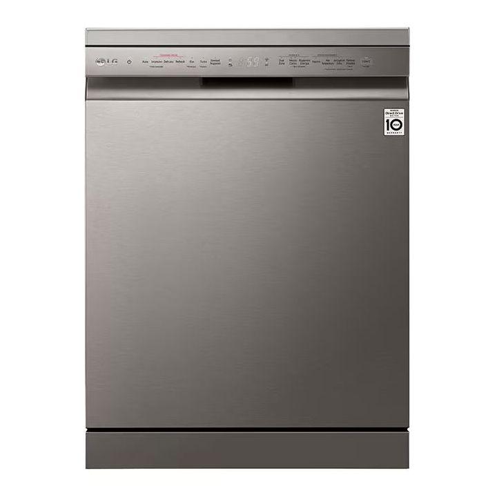 LG Dishwasher with 8 Programs + 14 Place Settings Platinum Silver | DFC435FP