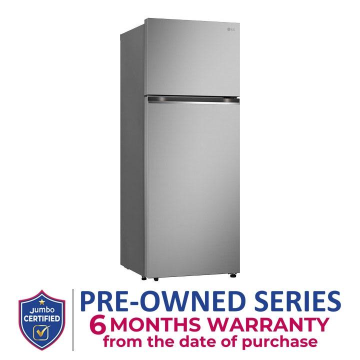 LG 600Ltrs Double Door Refrigerator - Platinum Steel | GR-B642PFFQ