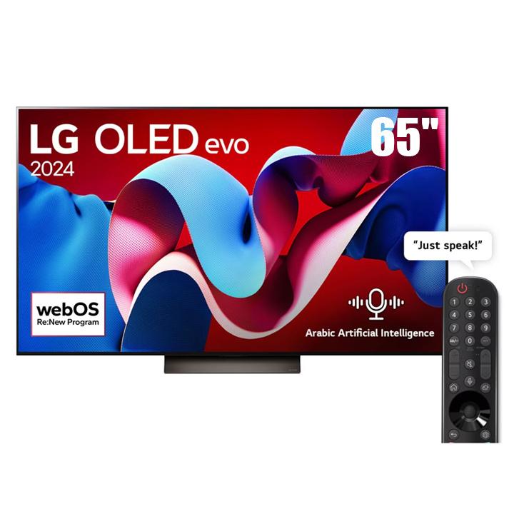 LG 65-inch OLED evo C4 4K Smart TV AI Magic remote Dolby Vision webOS24 2024 | OLED65C46LA