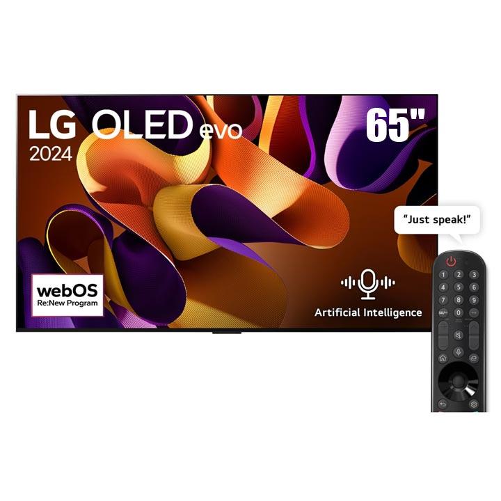 LG 65-Inch OLED evo G4 4K Smart TV AI Magic remote Dolby Vision