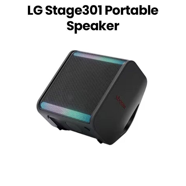 LG Portable Bluetooth Speaker - Black | STAGE301