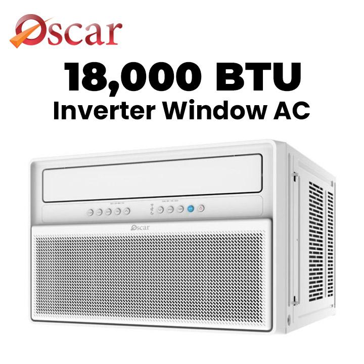 Oscar Inverter Window Air Conditioner 18,000 BTU 