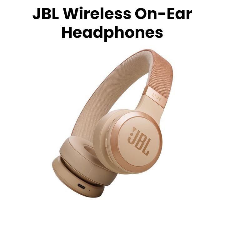 JBL Live 670NC | Wireless On-Ear with True Adaptive Noise Cancelling Headphones - Sandal