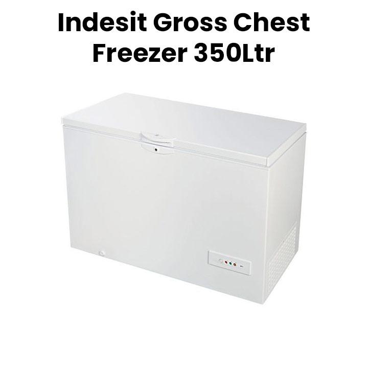 Indesit 350Ltrs Gross Chest Freezer - Made in Italy | OS 420 H T EX