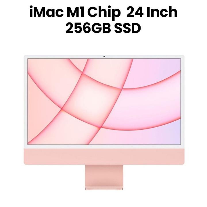 Apple iMac 24-Inch with Retina 4.5K Display 256GB SSD - Pink (MGPM3AB/A)