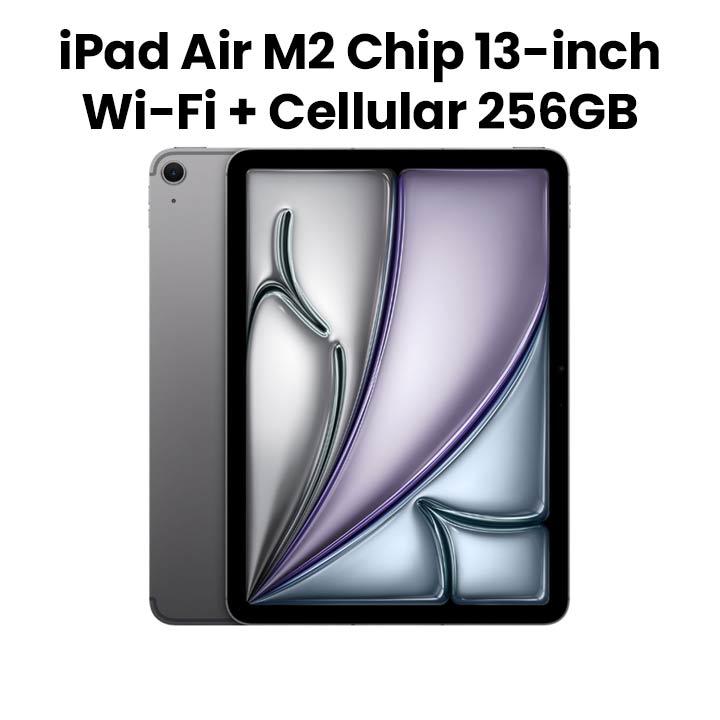 Apple iPad Air 13-inch Wi-Fi + Cellular 256GB - Space Grey |MV6V3AB/A
