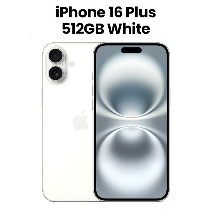 Apple iPhone 16 Plus 512GB Smartphone - White | MXVP3AE/A