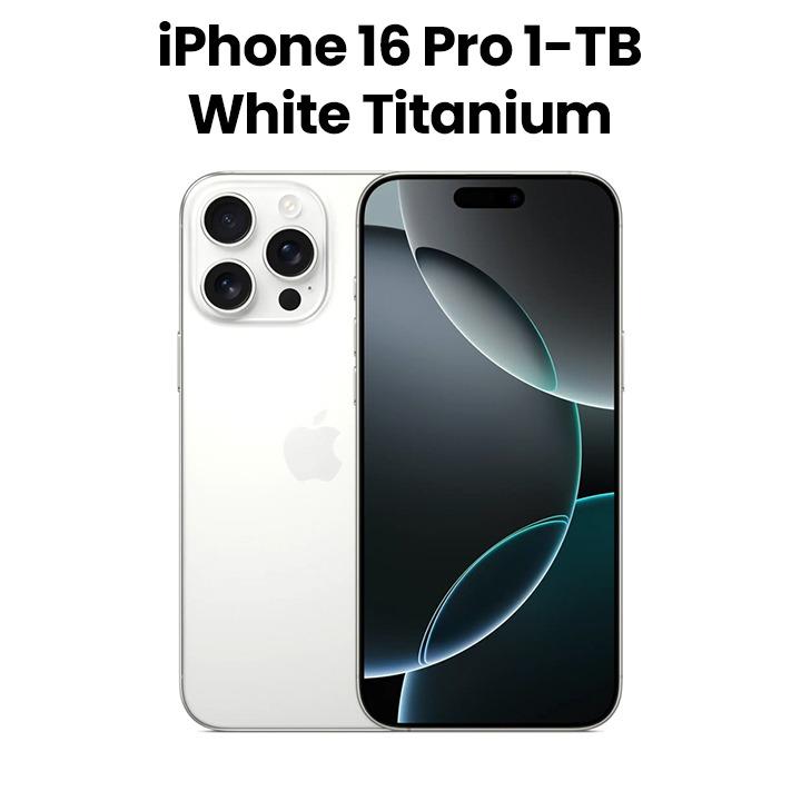 Apple iPhone 16 Pro 1TB Smartphone - White Titanium | MYN93AE/A