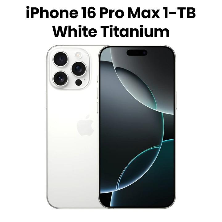 Apple iPhone 16 Pro Max 1TB Smartphone - White Titanium | MYWR3AE/A