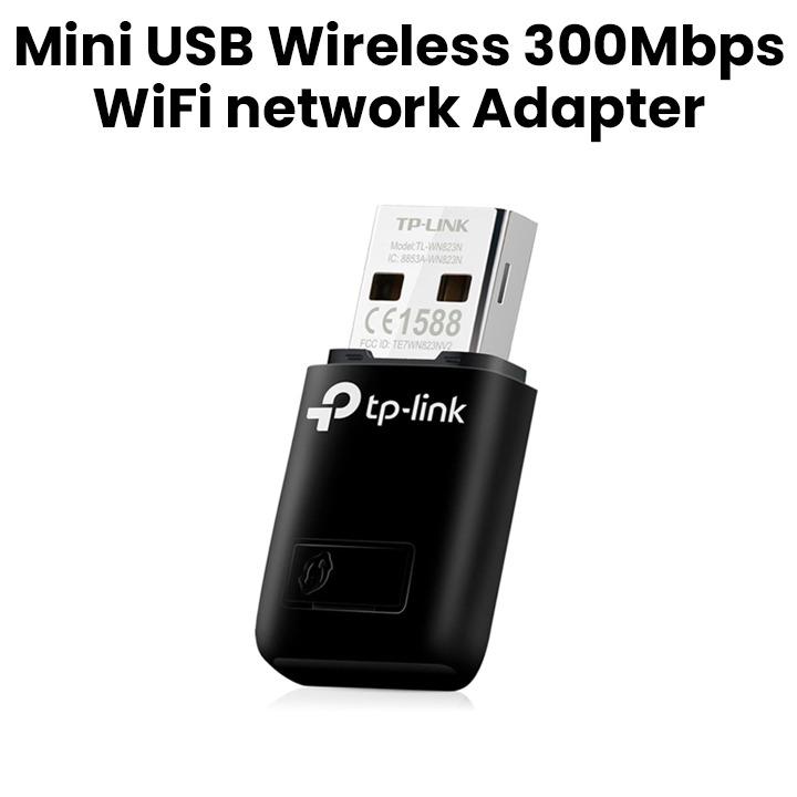 TP-Link Wireless WiFi Dongle - Black | WN823N