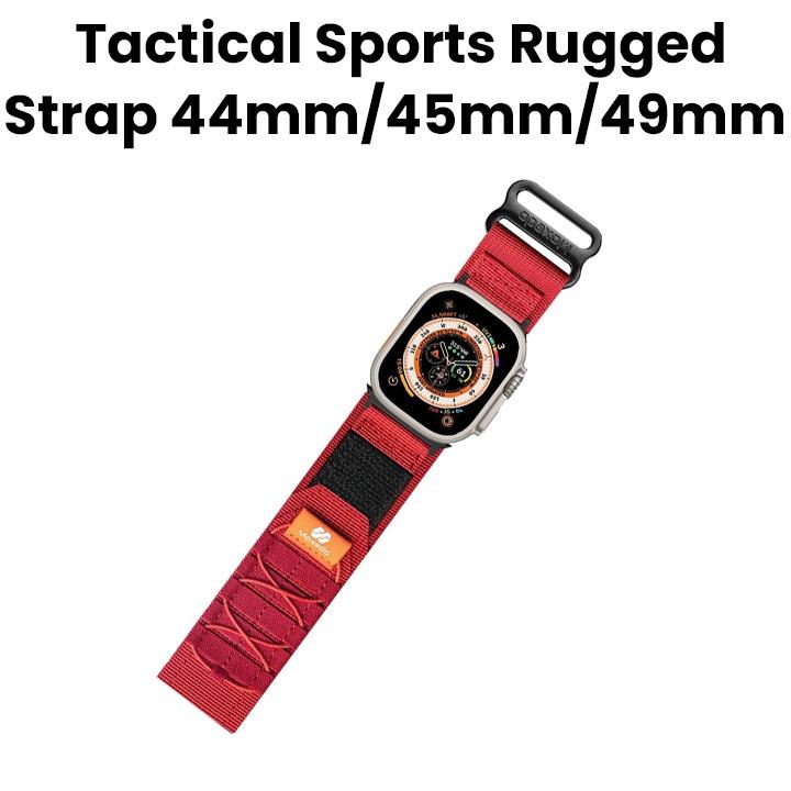 Moxedo Tactical Sports Rugged Strap 44/45/49mm - Red | MX-AWS027
