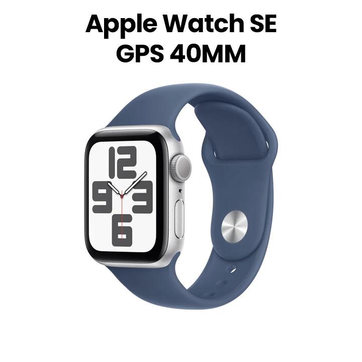 Buy Apple Watch SE GPS 40mm Silver Aluminium Case with Denim Sport  