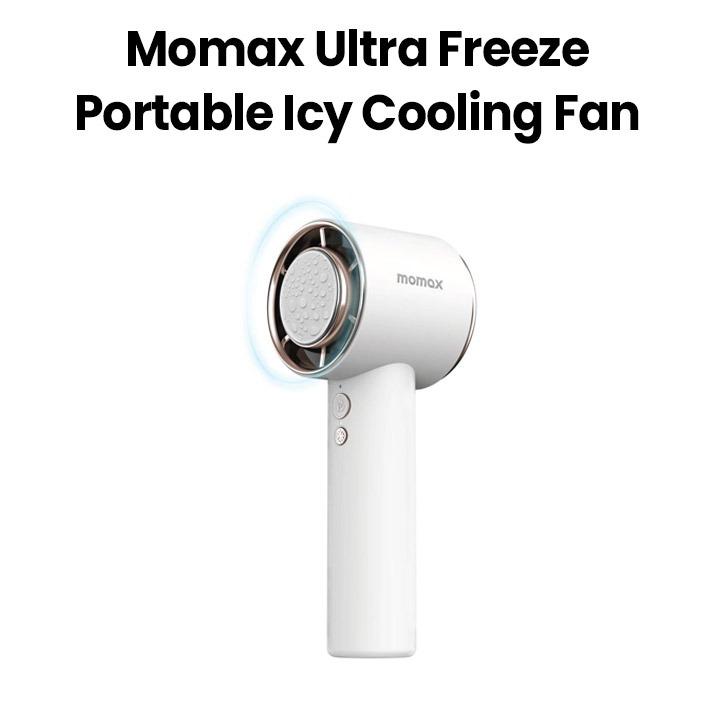 Momax Ultra Freeze Portable Icy Cooling Fan - White|IF15W