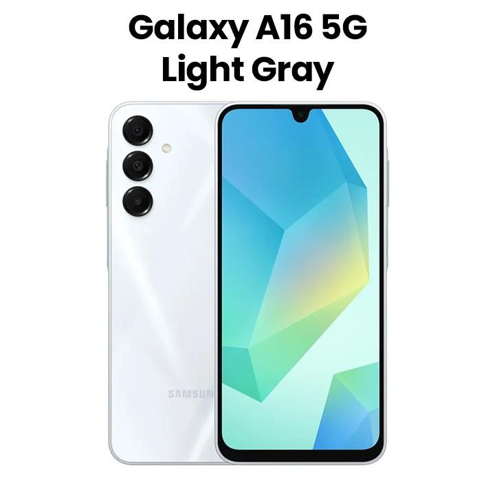 Samsung Galaxy A16 5G Smartphone – Light Gray | SM-A166EZADMEA