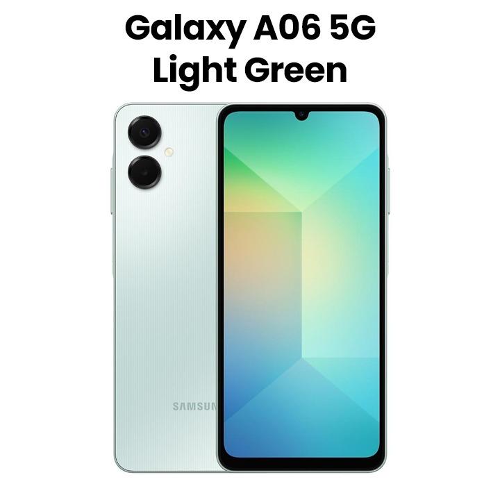 Samsung Galaxy A06 5G Smartphone – Light Green | SM-A066ELGVMEA