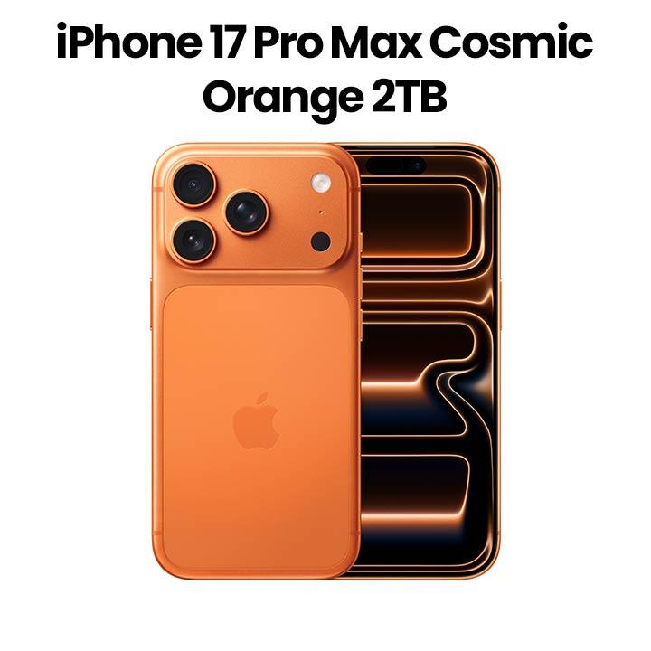 Apple iPhone 17 Pro Max 2TB Smartphone | Cosmic Orange | MFYK4AH/A