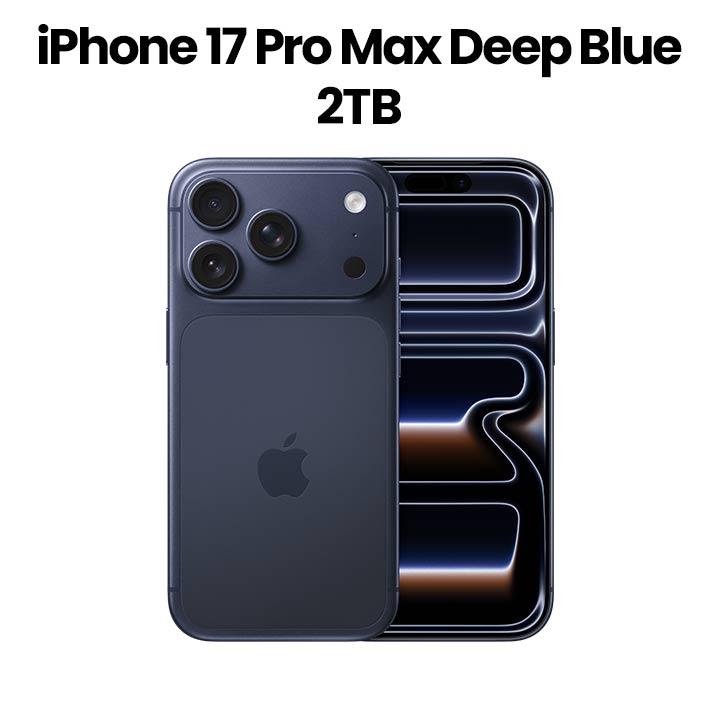 Apple iPhone 17 Pro Max 2TB Smartphone | Deep Blue | MFYL4AH/A