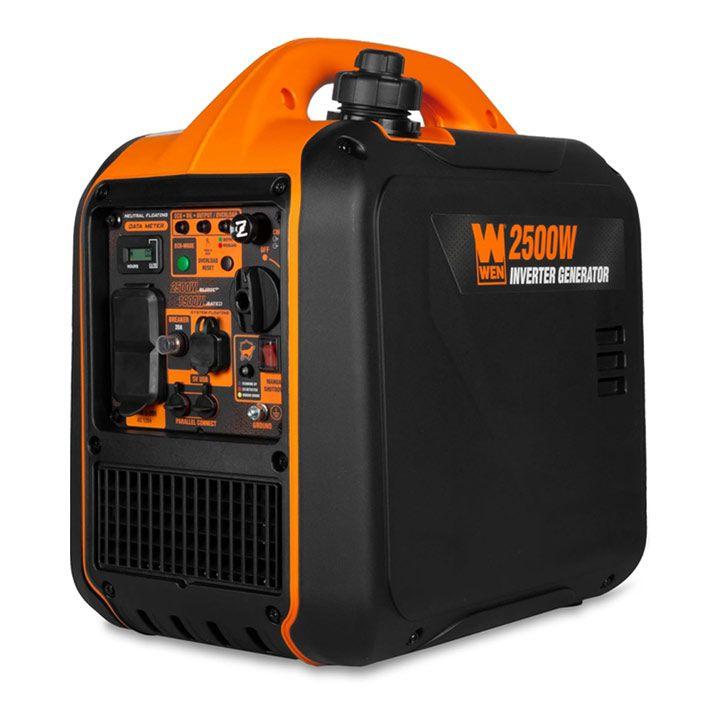 WEN 2500-Watt Inverter Generator, Quiet, Portable, and Lightweight with Fuel Shut Off - Black |56200i