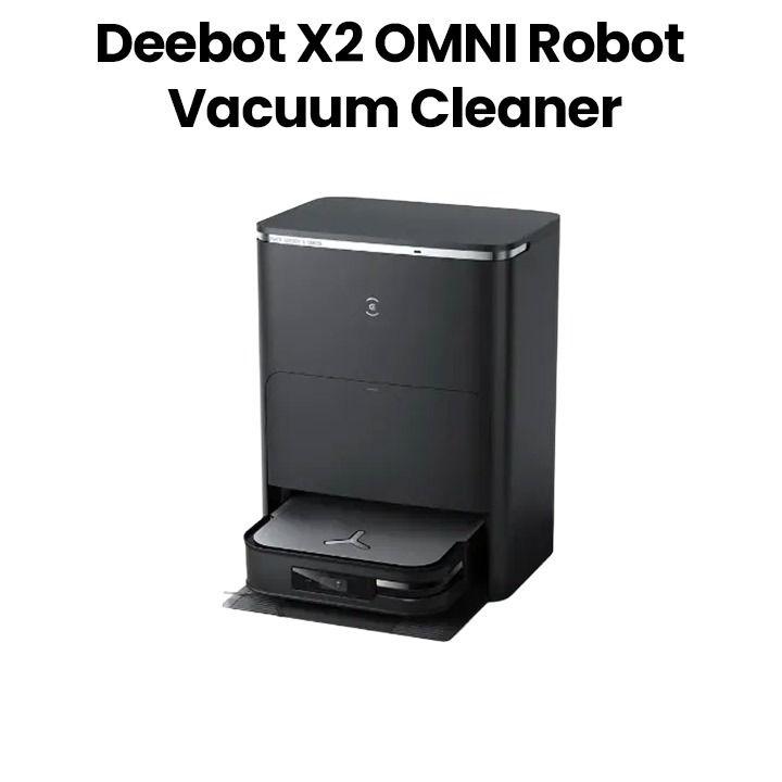 Ecovacs X2 Omni Robotic Vacuum Cleaner - Black | DEX86