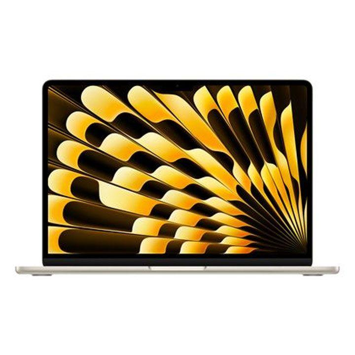 Apple 13-inch MacBook Air: Apple M3 chip with 8-core CPU and 8-core GPU, 16GB, 256GB SSD - Starlight |MC8J4AB/A