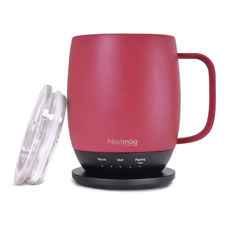 NextMug Temperature-Controlled Self-Heating Coffee Mug - Dusty Rose | MMA-1122
