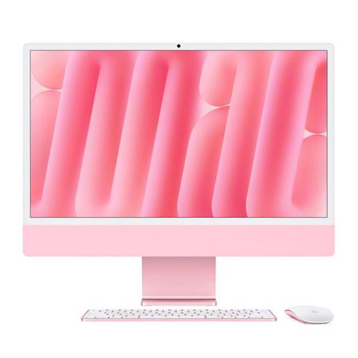 Apple 24-inch iMac with Retina 4.5K display: Apple M4 chip with 8-core CPU and 8-core GPU, 16GB, 256GB SSD - Pink |MWUG3AB/A