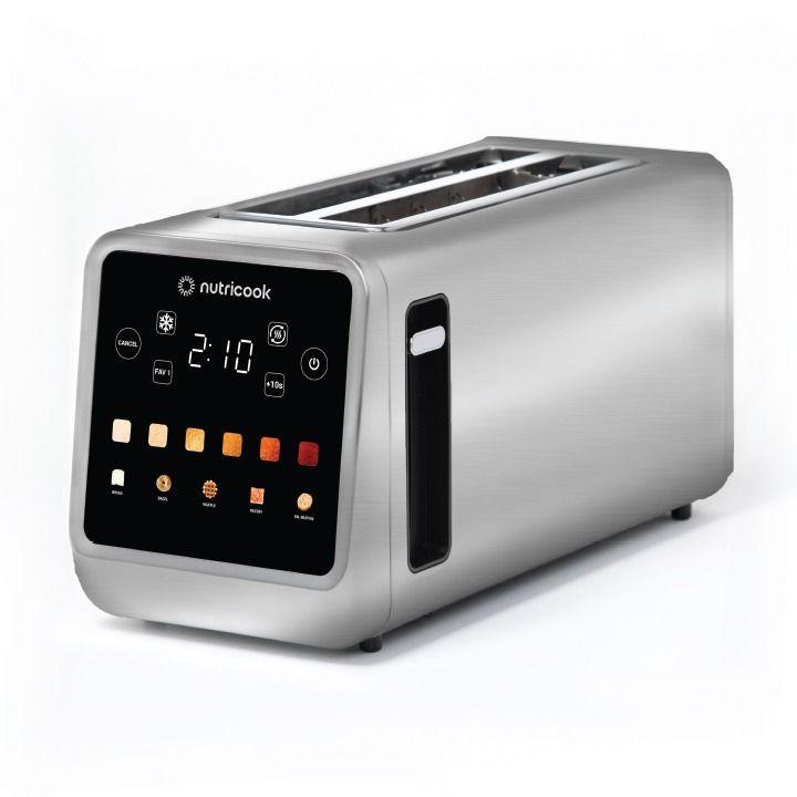 Nutricook 4-Slice Stainless Steel LED Digital Toaster 1,450W | NC-TS401