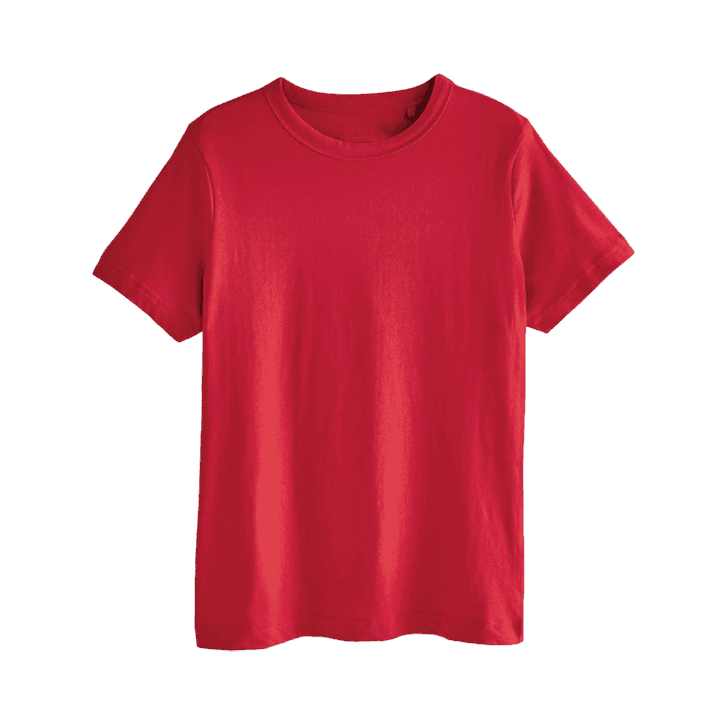 Light Red T-Shirt Printed with Your Personalized Design