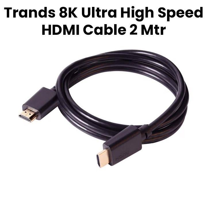 Buy Trands 8K Ultra High-Speed HDMI Cable 2M Black TR-CA256