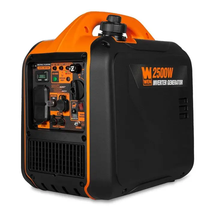 WEN 2500-Watt Inverter Generator, Quiet, Portable, and Lightweight with Fuel Shut Off - Black |56200i