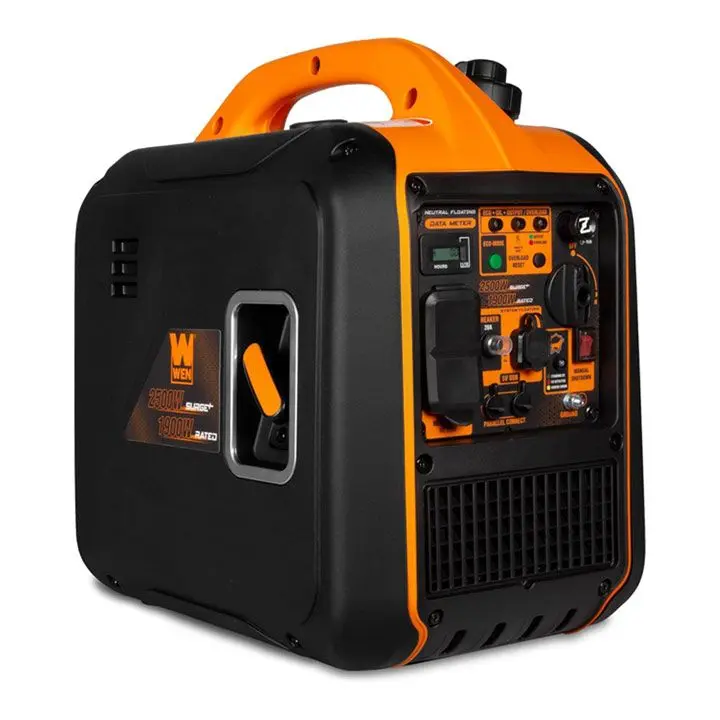 WEN 2500-Watt Inverter Generator, Quiet, Portable, and Lightweight with Fuel Shut Off - Black |56200i