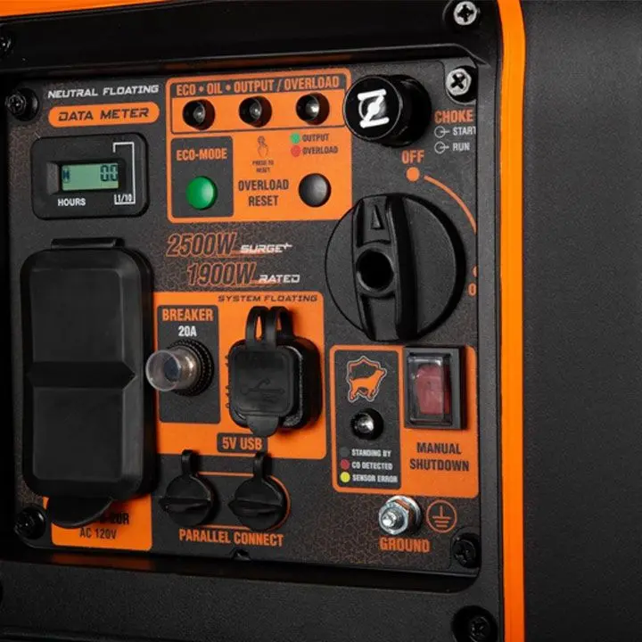 WEN 2500-Watt Inverter Generator, Quiet, Portable, and Lightweight with Fuel Shut Off - Black |56200i