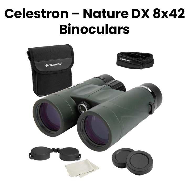 Celestron Nature DX 8x42 Binoculars for Outdoor Use - Black |71332