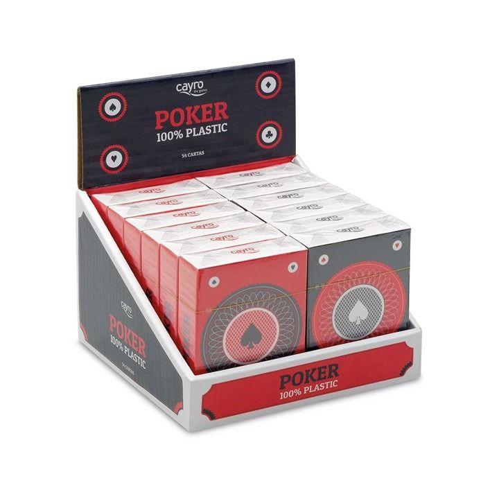 Cayro Poker Cards 100% Plastic|CYR5505