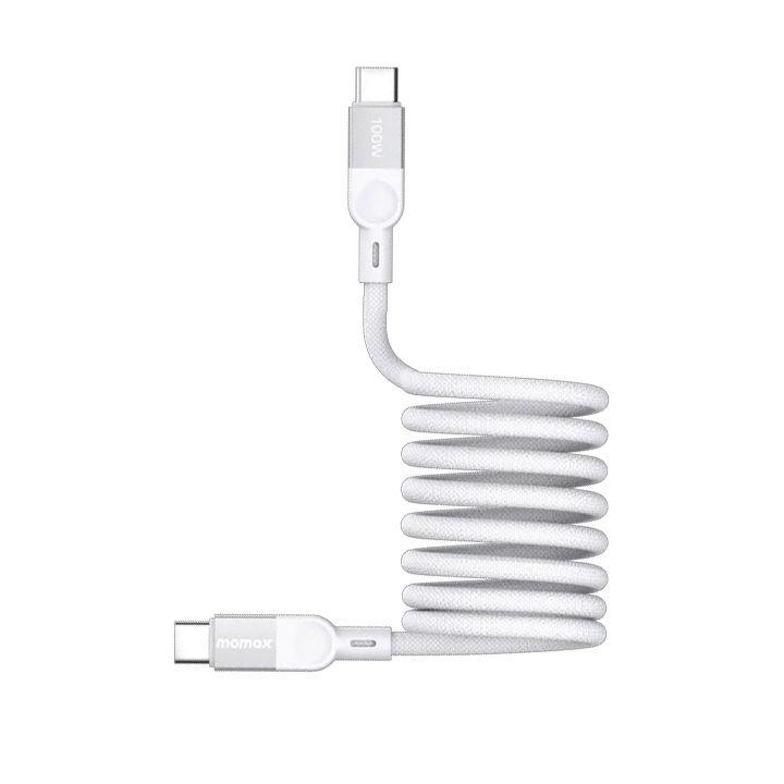 Momax Elite Mag Link 100W USB-C to USB-C Magnetic 2M Cable | DC36W