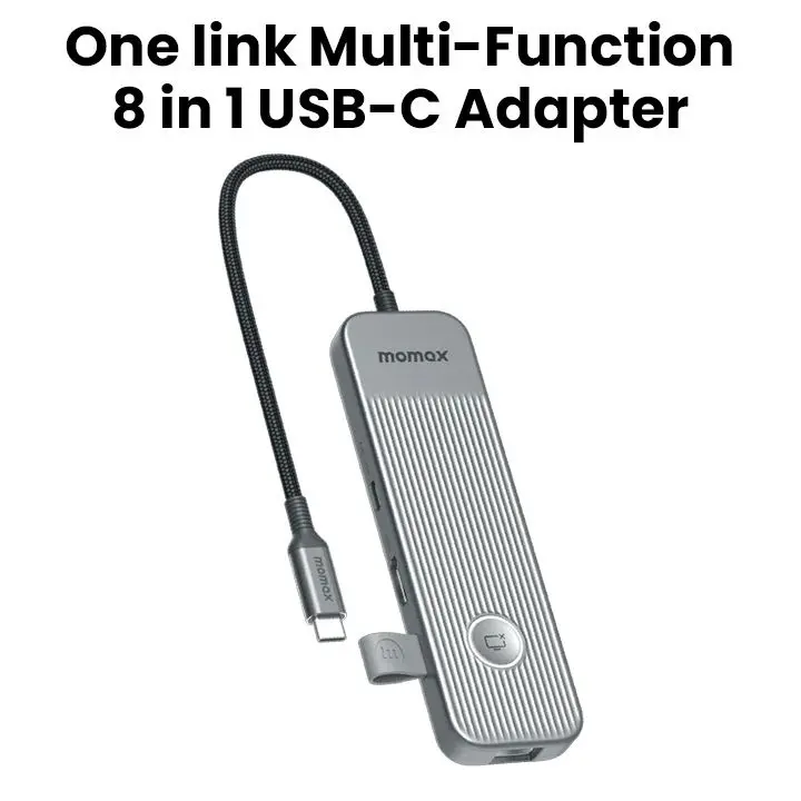 Momax Onelink 8-in-1 USB-C Hub | DH18L