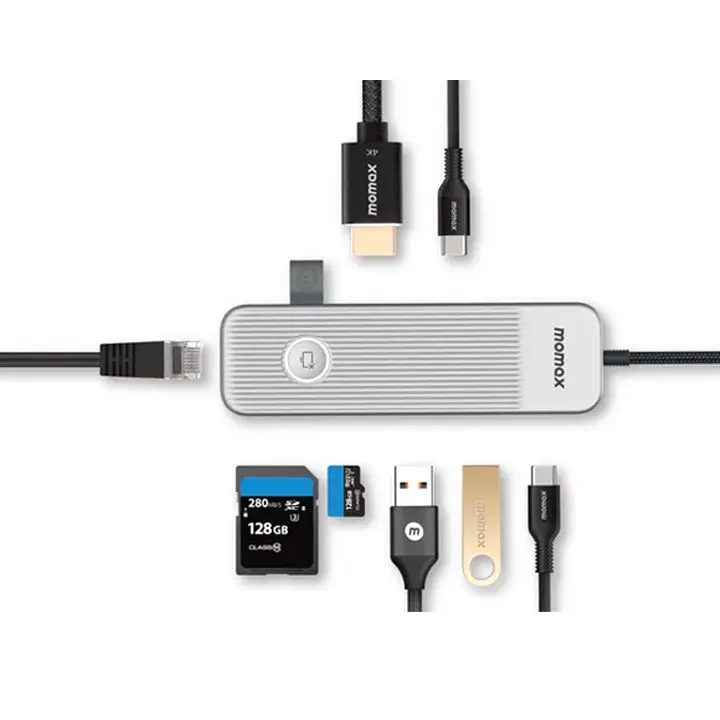 Momax Onelink 8-in-1 USB-C Hub | DH18L