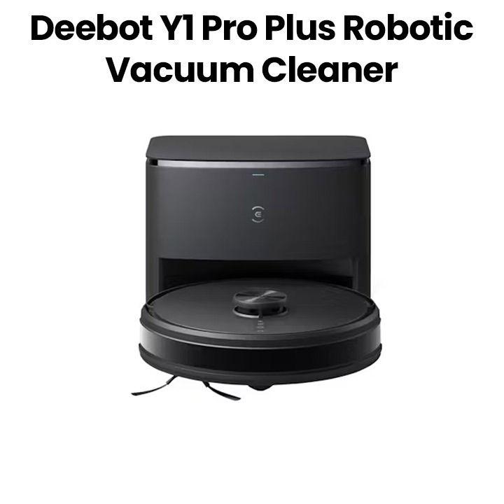 Ecovacs Y1 Pro Robotic Vacuum Cleaner - Black | DLX32