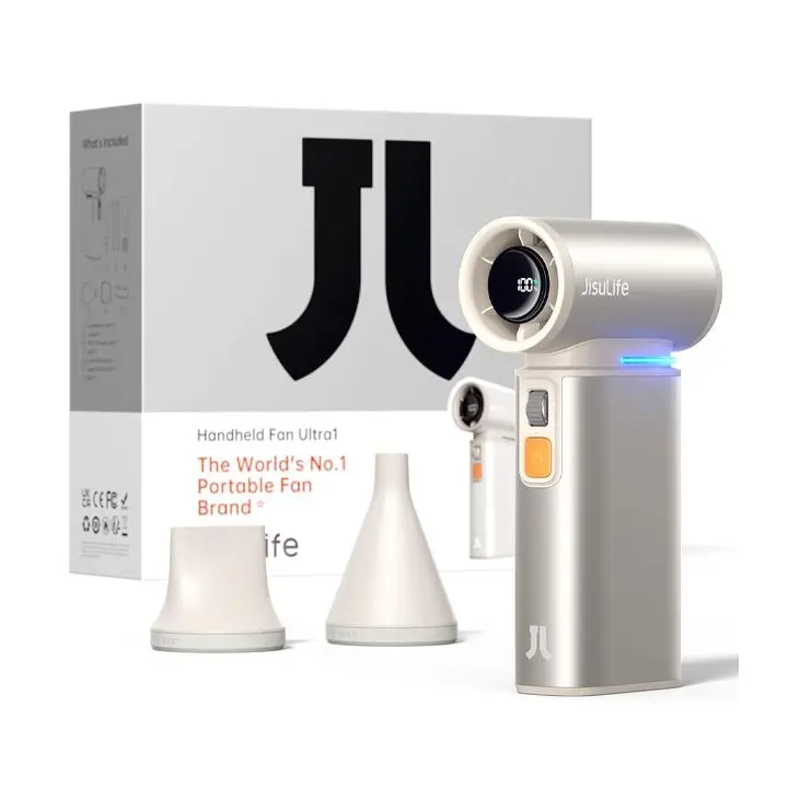 Jisulife Portable Handheld Turbo Fan - Brown | FA55