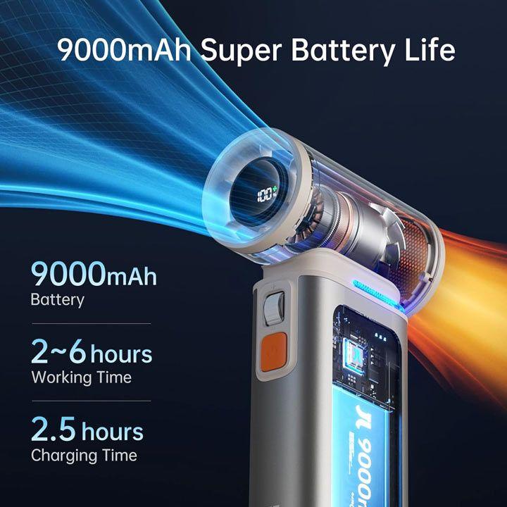 Jisulife Portable Handheld Turbo Fan - Brown | FA55