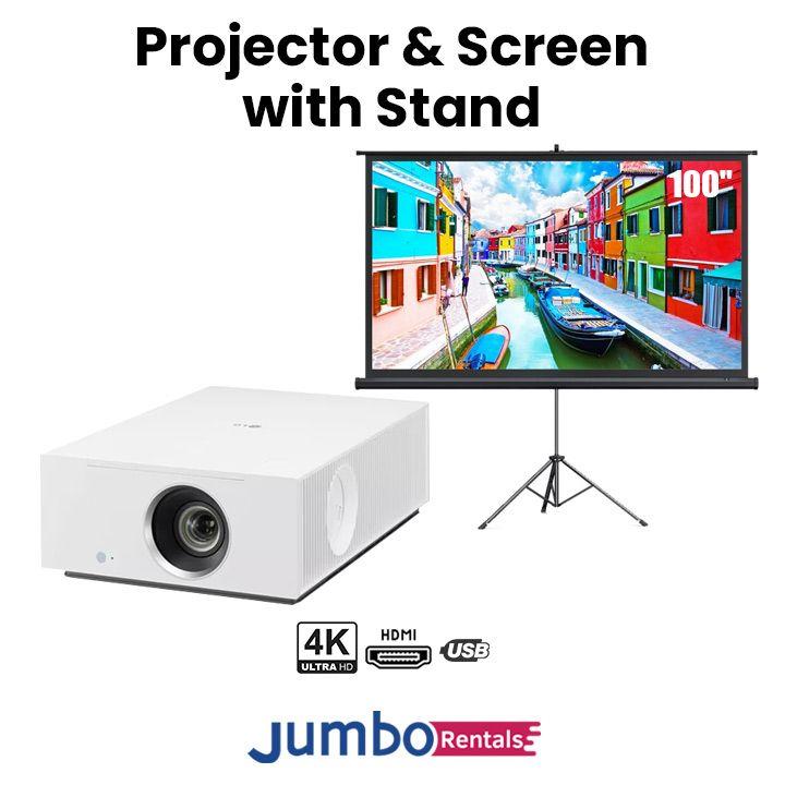 [RENTAL] LG CineBeam HU710PW 4K UHD Hybrid Home Cinema Projector | HU710P-1-Day