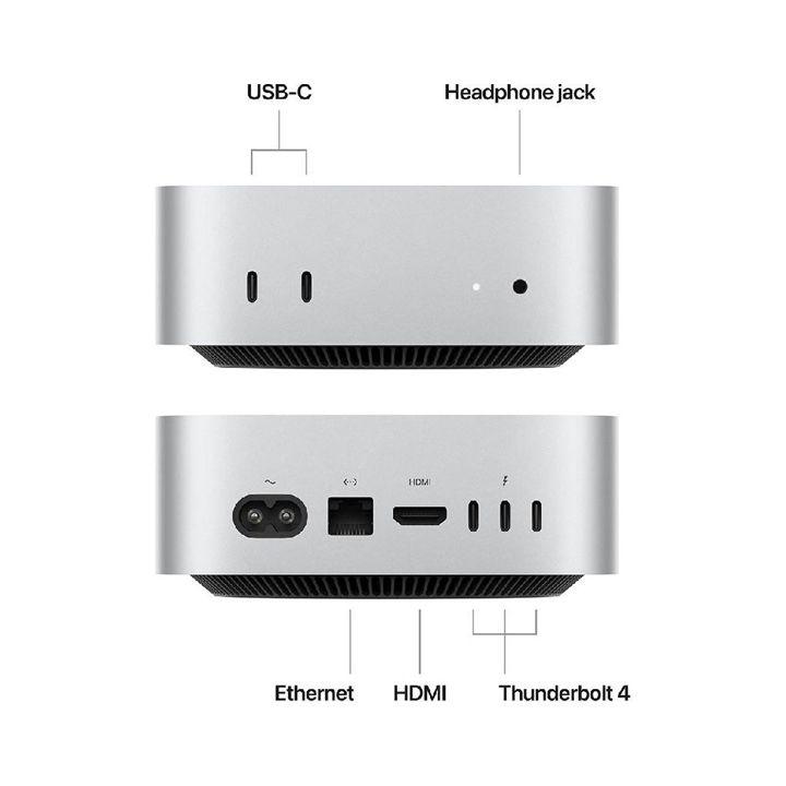 Apple Mac Mini: Apple M4 chip with 10-core CPU and 10-core GPU, 16GB, 256GB SSD |MU9D3AB/A