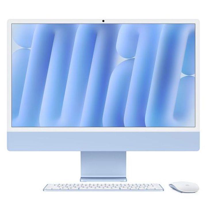 Apple 24-inch iMac with Retina 4.5K display: Apple M4 chip with 10-core CPU and 10-core GPU, 16GB, 512GB SSD - Blue |MWV33AB/A