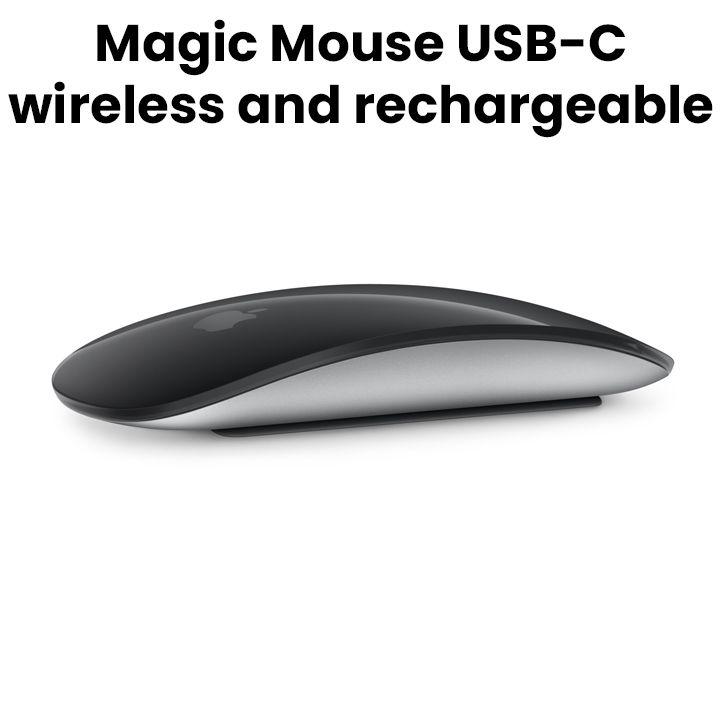 Apple Magic Mouse - Black Multi-Touch Surface |MXK63ZM/A