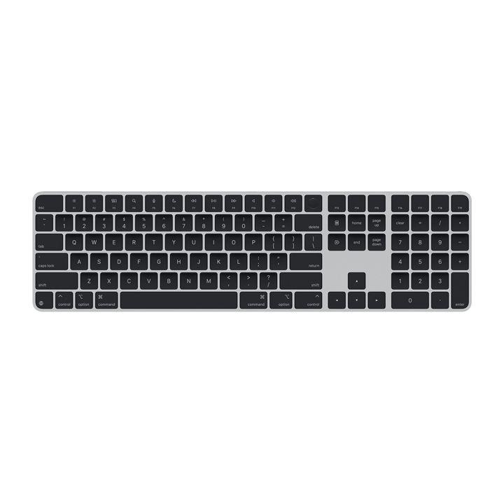 Apple Magic Keyboard with Touch ID and Numeric Keypad for Mac models with Apple silicon - US English - Black Keys |MXK83LB/A