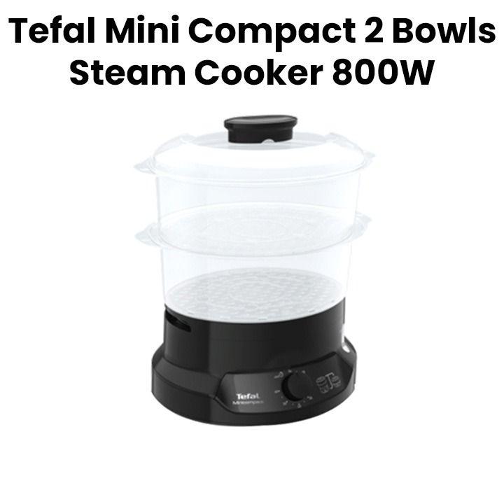 Tefal 2-Tier Mini Compact Steam Cooker | VC139865