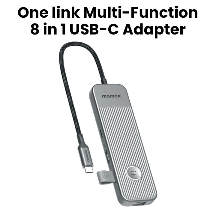 Momax Onelink 8-in-1 USB-C Hub | DH18L