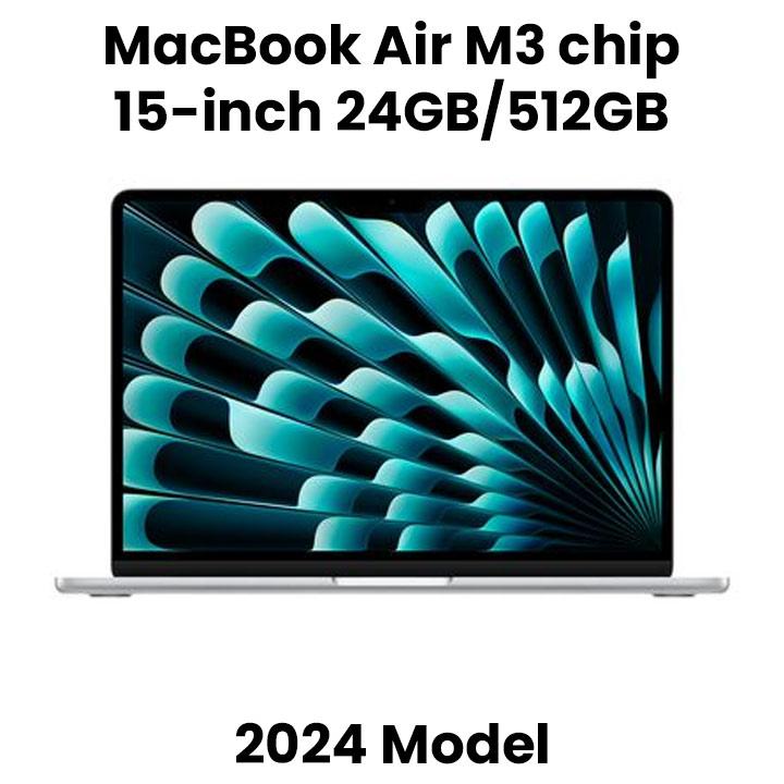 Apple MacBook Air 15インチ M3 編み込ま 2024 ノート PC 24GB SSD 2TB 
