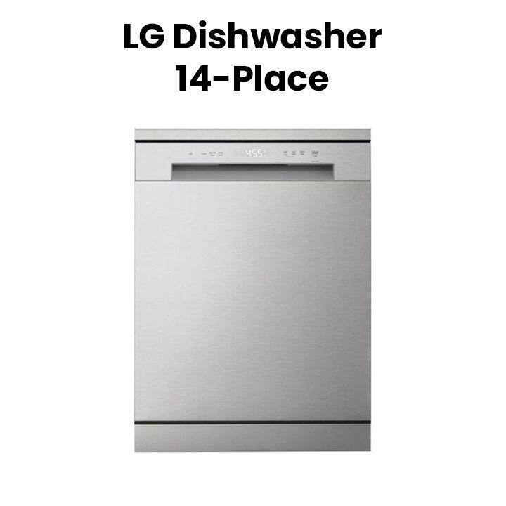 LG Dishwasher 14 Place Settings - Platinum Silver | DFC612FV