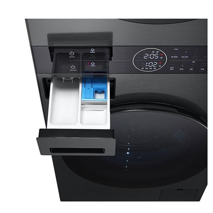 LG 12/10 Kg Wash Tower - Black Steel | W4W8BVPKZHM